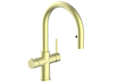 Pull Out 4 in 1 - Boiling, Ambient Brushed Brass Gold