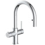 PULL OUT 4 in 1 - Boiling, Ambient, Hot & Cold Mains Chrome